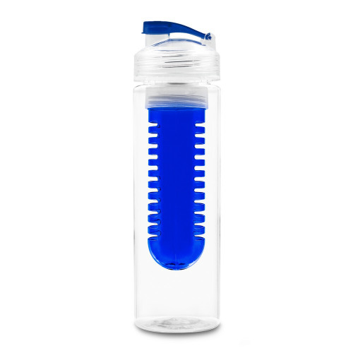 Bidon, butelka sportowa 650 ml z pojemnikiem na lód lub owoce granatowy V9868-04 (4)