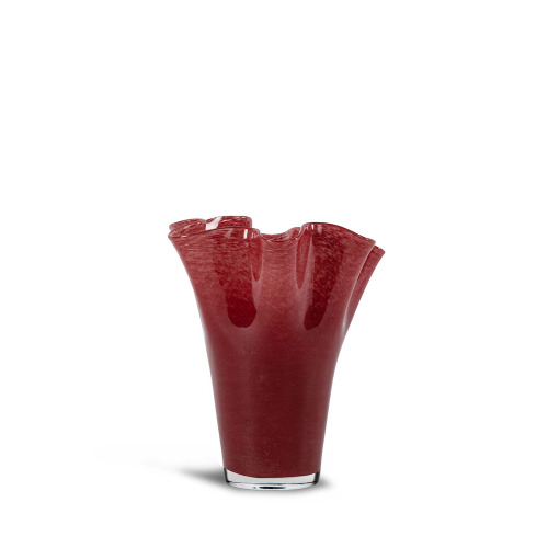 Wazon VIVA duży, bordowy Bordowy 5018513- 