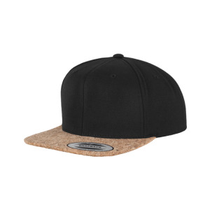 Czapka snapback z korkowym daszkiem