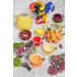 FRUITS UCHWYTY NA PAŁECZKI 4-SZT., ŻÓŁTY/FIOLETOWY/CZERWONY Fioletowy 5228660214-00--00 (3) thumbnail