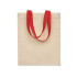 Mała bawełniana torba 140gr/m² Czerwony MO2147-05  thumbnail