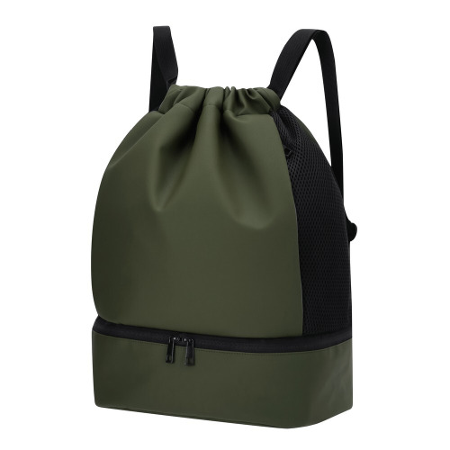 Worek z szerokimi paskami Zielony VA395-06 