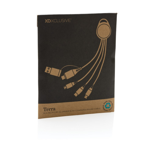 Kabel do ładowania 6 w 1 Terra Szary P302.672 (8)