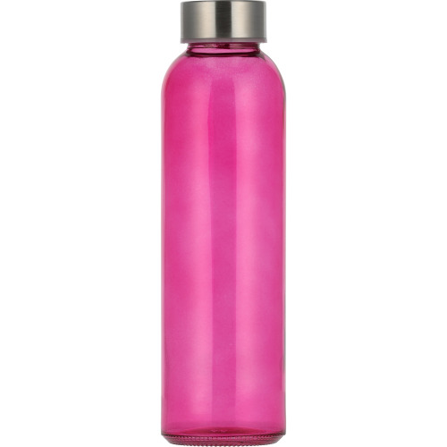 Butelka szklana INDIANAPOLIS 500 ml Różowy 139411 (2)