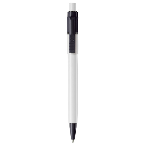Długopis Baron Colour nieprzezroczysty Biały / czarny LT80900-N0102 (2)