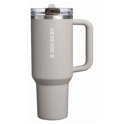 Stanley Quencher® ProTour 1180 ml termoizolowany kubek ze słomką, wykonany z recyklingowanej stali nierdzewnej Szary 10097982 (2)