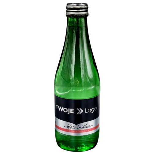 Woda niegazowana w butelce z logo 0,3L wielokolorowy KMN02 
