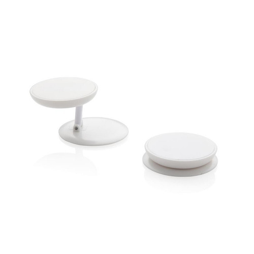 Stojak do telefonu Stick 'n Hold, uchwyt, organizer do kabli Biały P324.773 