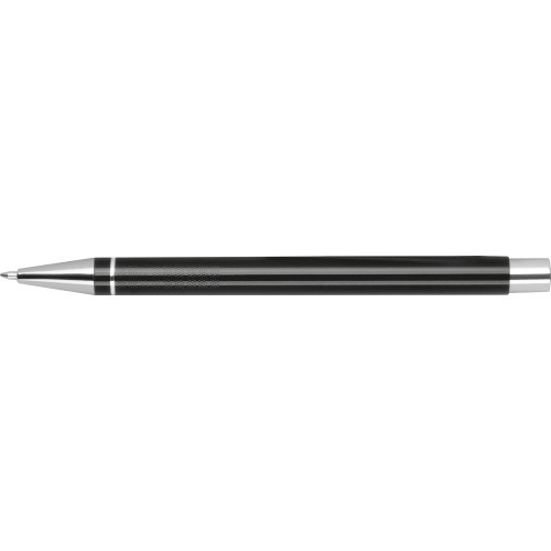 Metalowy długopis półżelowy Almeira czarny 374103 (3)