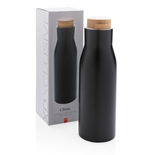 Próżniowa butelka sportowa 500 ml Clima czarny P436.611 (8)
