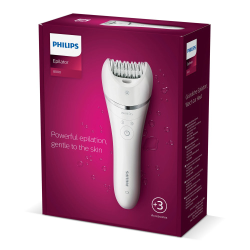 BRE700|Depilator Philips do nóg i ciała, na mokro i na sucho Biały LT42283-N0001 (2)