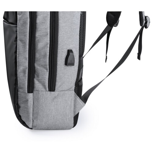 Wodoodporny plecak na laptopa 15" szary V0711-19 (7)