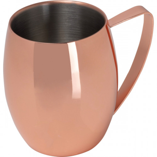 Kubek stalowy z podwójnymi ściankami 400 ml CrisMa WALDEMAR Miedziany 8517595 