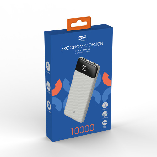 POWER BANK SILICON POWER GP28 10000 mAh Biały EG829306 (2)