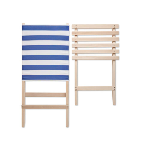 Składane krzesło plażowe biały/niebieski MO6996-36 (2)