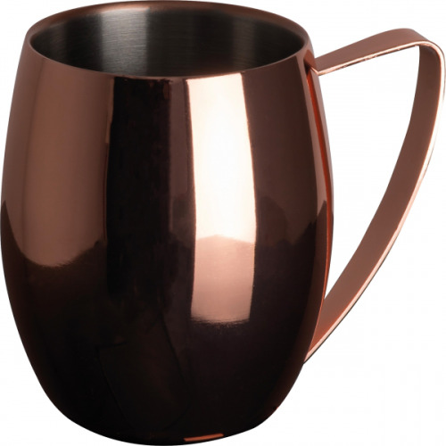 Kubek stalowy z podwójnymi ściankami 400 ml CrisMa WALDEMAR Miedziany 8517595 (5)