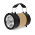 Latarnia i latarka z ABS i bambusa Czarny LT93350-N0002  thumbnail