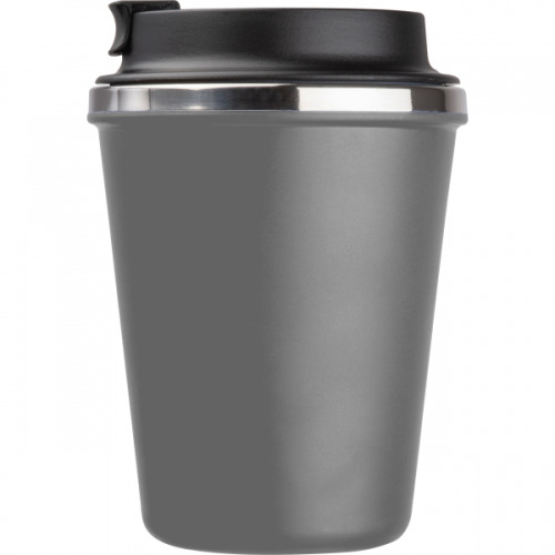Kubek termiczny 350 ml z powłoką z recyklingu METODY Szary 8496207 (4)