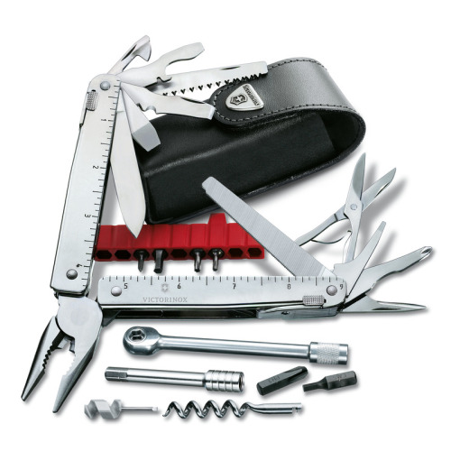 NARZĘDZIE SWISS TOOL X PLUS RATCHET - 39 narzędzi Victorinox Szary 30339L07 (1)