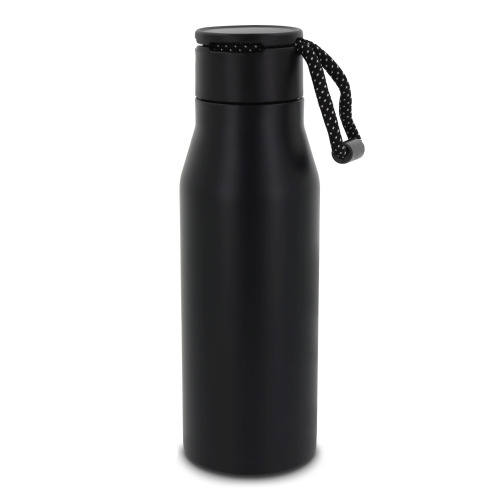 Termiczna butelka z uchwytem 600ml Czarny LT98858-N0002 