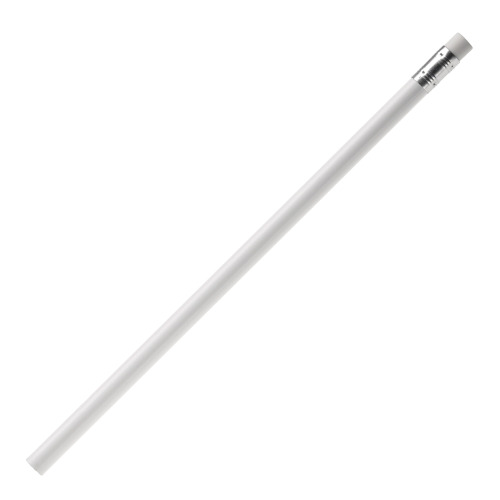 Ołówek z gumką Biały LT91585-N0001 