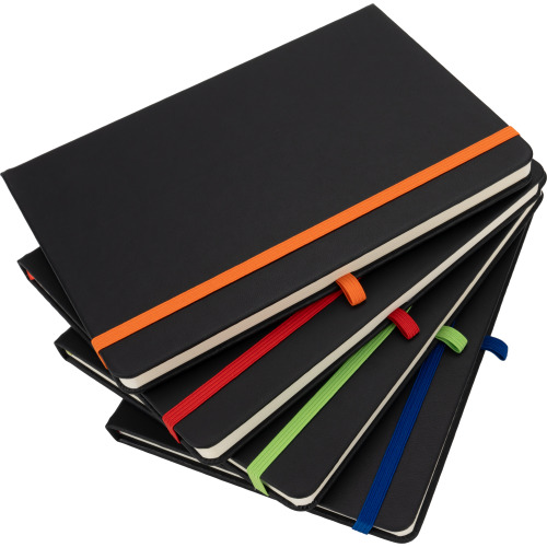Notatnik A5 w linie SILKE Czerwony 2386705 (13)