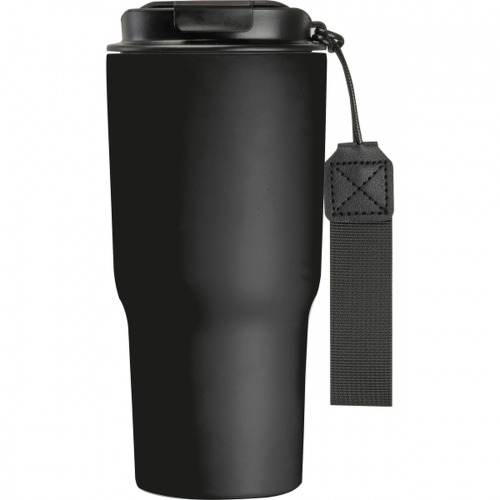 Kubek termiczny 550 ml ze stali z recyklingu DANA Czarny 8523903 (3)