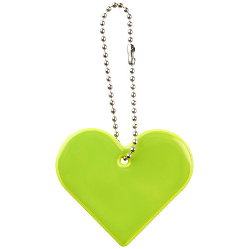 Zawieszka odblaskowa serce Neonowy żółty 1PR02606 (3)