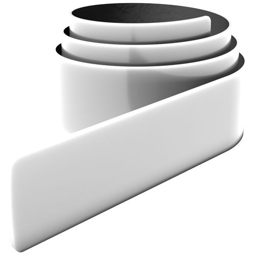 RFX™ reflective odblaskowa opaska zatrzaskowa z TPU o długości 38 cm Biały 1PR06001 