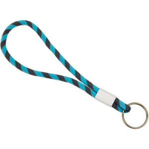 Regulowany brelok z terylenowym sznurkiem / Marlyne Tourquise Blue