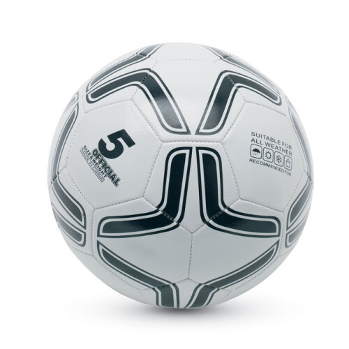 Piłka nożna, PVC 21.5cm biały/czarny MO7933-33 (1)