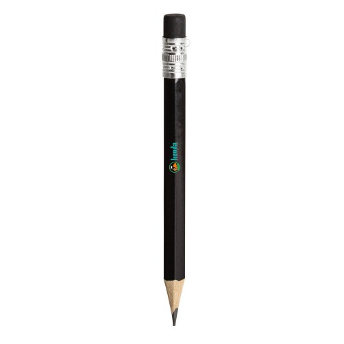 Mini ołówek, gumka czarny V1697-03 (1)