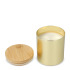 Świeca zapachowa Bhakti na bazie roślin w aluminiowym słoiku z recyklingu Złoty LT90745-N0006 (3) thumbnail