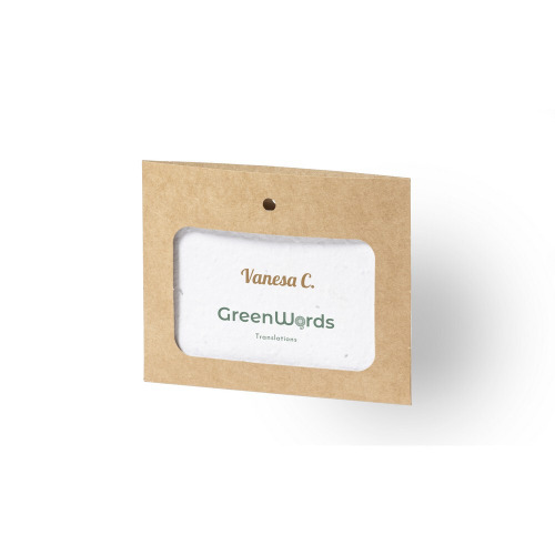 Identyfikator z nasionami dzikich kwiatów Neutralny V0269-00 (1)