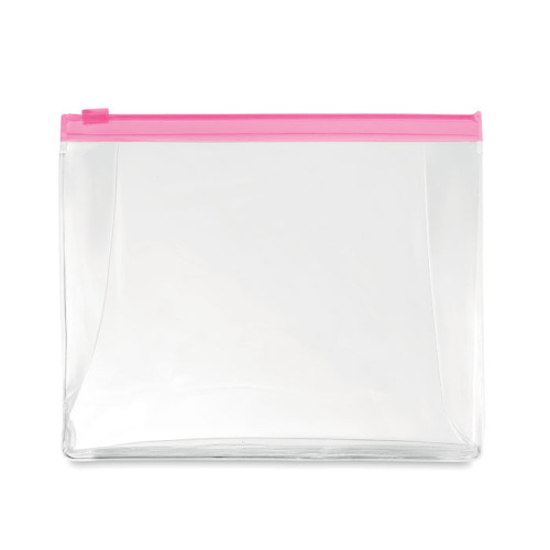 Kosmetyczka Przezroczysty fuksja MO9627-50 