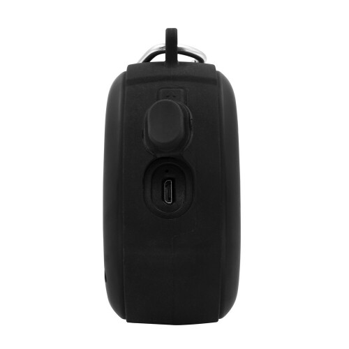 Głośnik bezprzewodowy 5W Air Gifts z karabińczykiem | Justice czarny V7281-03 (7)