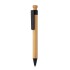 Bambusowy długopis czarny P610.541  thumbnail