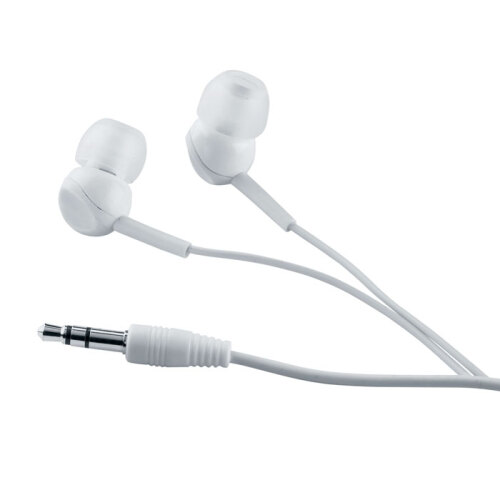 Słuchawki z silikonem biały MO7267-06 (1)