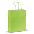 Średnia torba papierowa Eco 120g/m² Jasnozielony LT91717-N0032  thumbnail