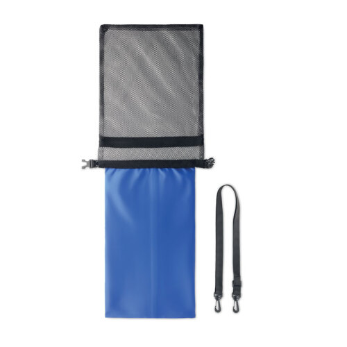 Wodoodporna torba 6L z paskiem niebieski MO6370-37 (4)