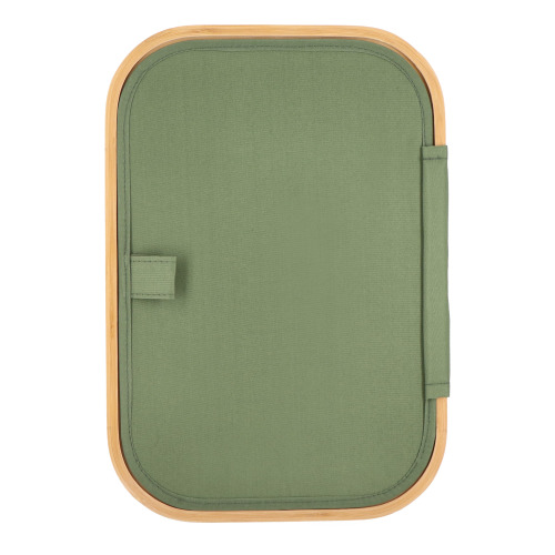 Składany kosz InSideOut z pokrywą Sogne 38 x 26 x 25cm rPET Oliwkowa zieleń LT57103-N0043 (6)