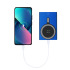 Magnetyczny bezprzewodowy power bank 5000 mAh z aluminium z recyklingu, ładowarka bezprzewodowa 15W Niebieski VA601-11 (4) thumbnail