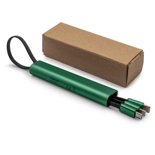 Kabel do ładowania i synchronizacji | Evelyn Zielony V0479-06 (14)