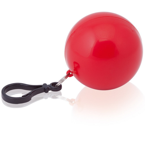 Peleryna z kapturem w kulce, rozmiar dziecięcy Czerwony V4622-05 