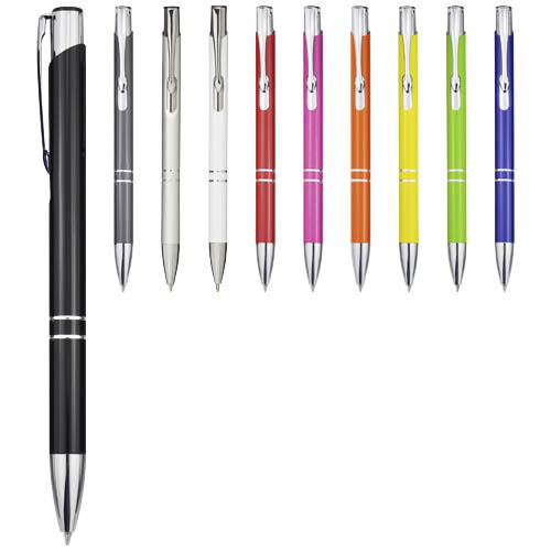 Moneta długopis z aluminium z recyklingu Biały 10798401 (5)