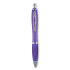 Długopis z miękkim uchwytem przezroczysty fioletowy KC3314-32  thumbnail