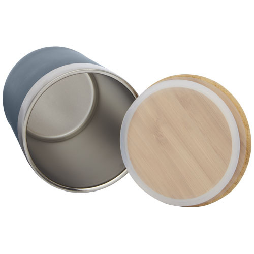 Lagan Miedziany kubek ze stali nierdzewnej o pojemności 300 ml, izolowany próżniowo, z bambusową pokrywką Bladoniebieski 10067050 (6)