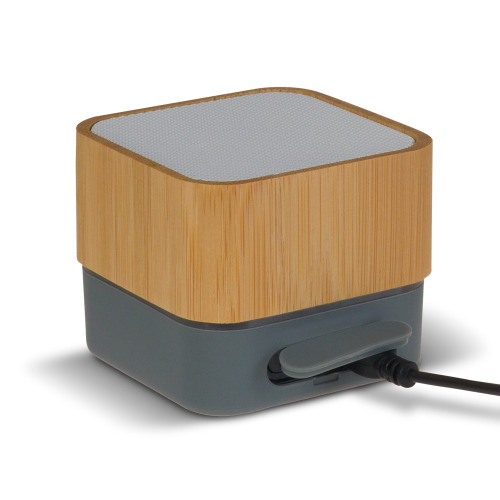 Speaker bamboo square 3W Szary LT91290-N0061 (3)