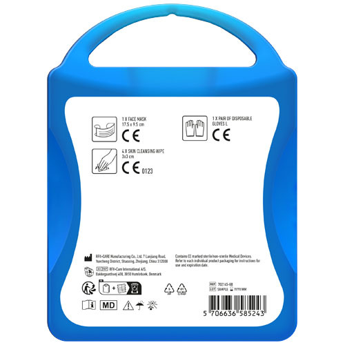 Zestaw ochronny MyKit Przezroczysty niebieski 1Z257552 (2)