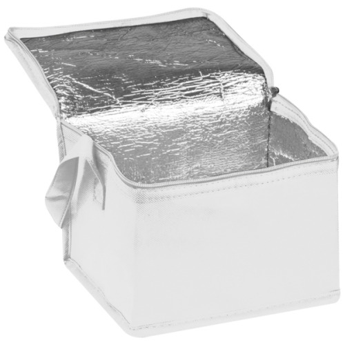 Torba termiczna non woven na 6 puszek 330 ml NIEBY Biały 154206 (2)